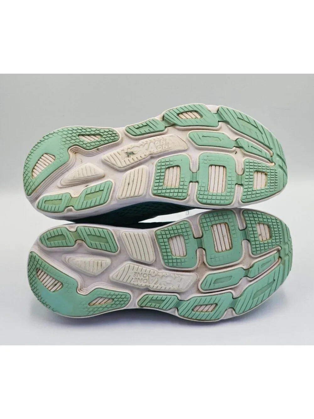 Hoka One One Bondi 7 Women's Green/White Mesh Athletic Running Shoes Sz 9.5 2654 - Picture 5 of 16